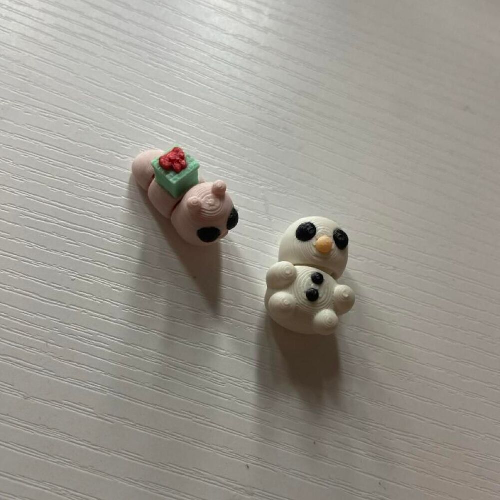 Christmas Themed 3D Printed Toys